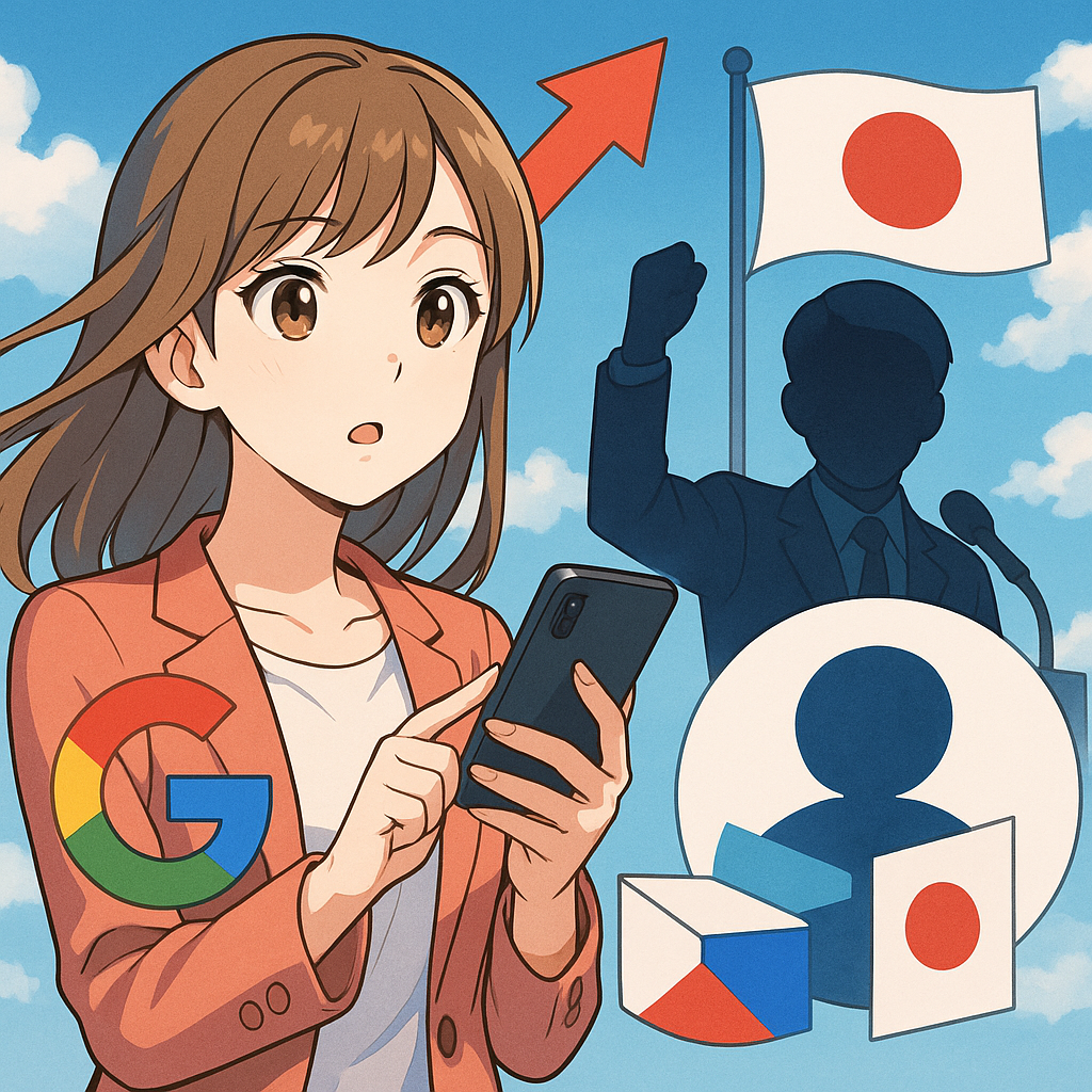 Google急上昇5位の参政党、いま何が刺さるの？