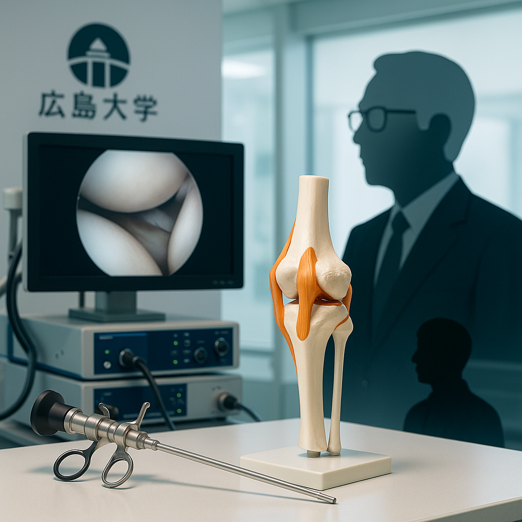 広島大学と越智光夫、関節鏡×再生医療のスポーツ整形