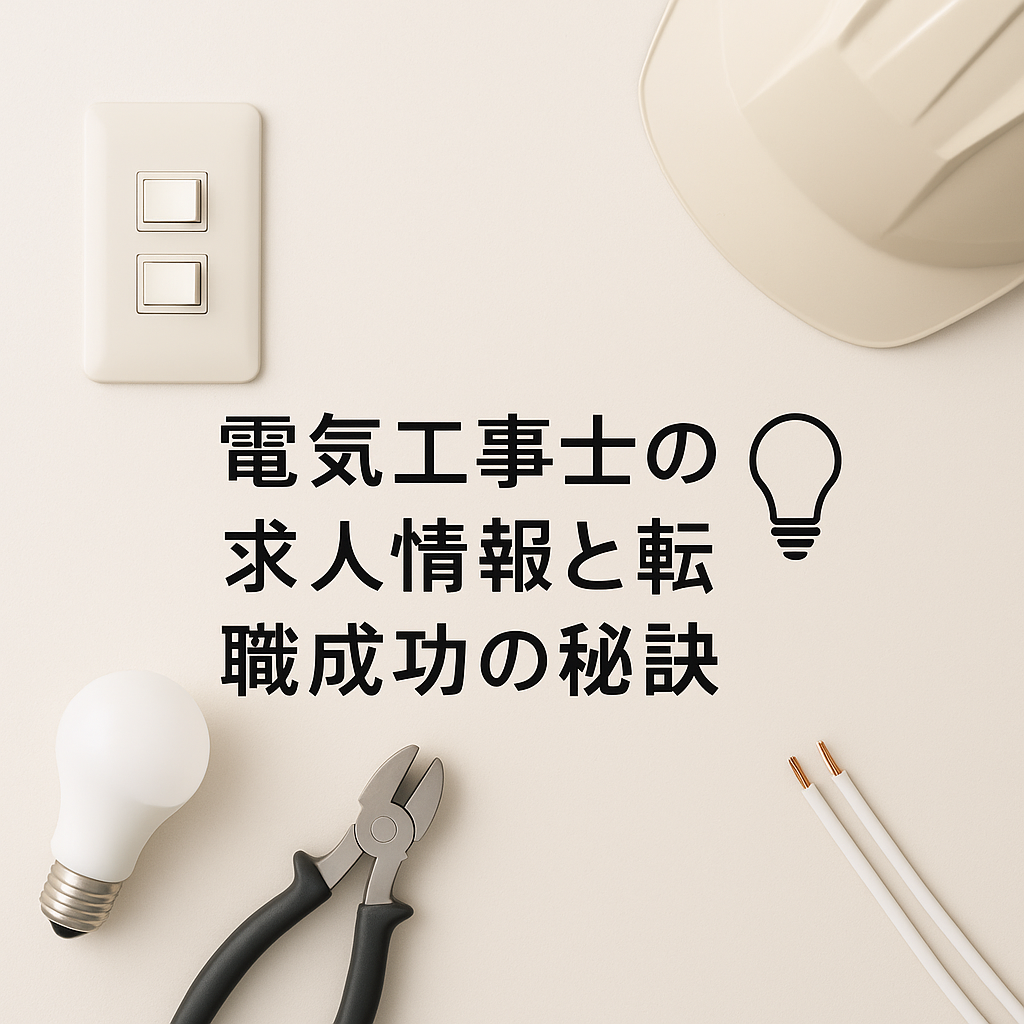 電気工事士の求人情報と転職成功の秘訣💡