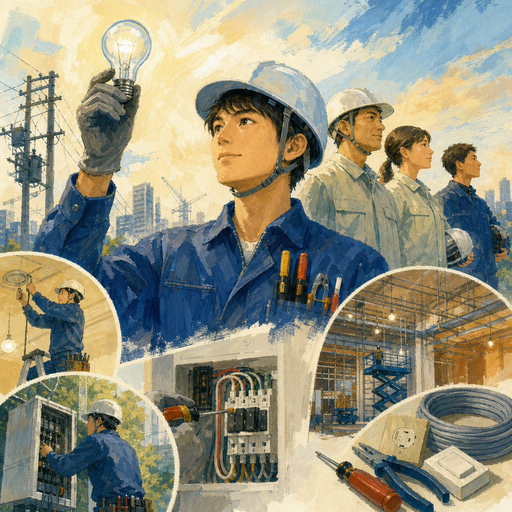 有限会社富士電気と考える電気工事士2種求人
