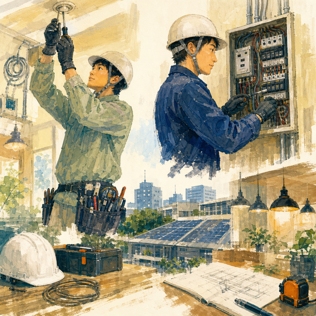 2種・1種の資格欄で読む電気工事士求人の現場相性