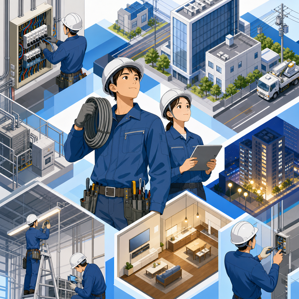 有限会社富士電気と考える電気工事士求人の現場感